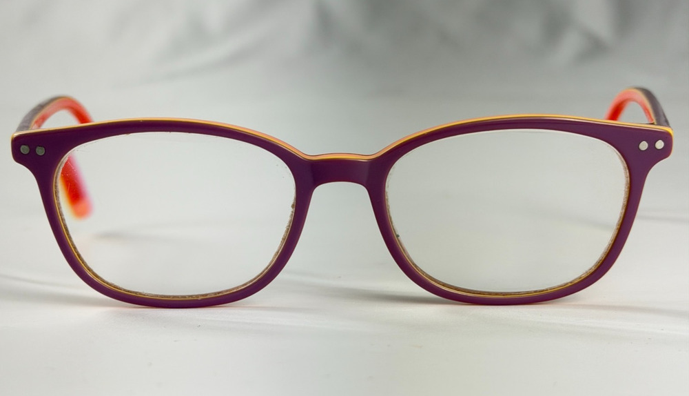 Db4k Layer Cake C1 Purple Orange Girls Square 47-16-130 Eyeglasses FRAMES ONLY